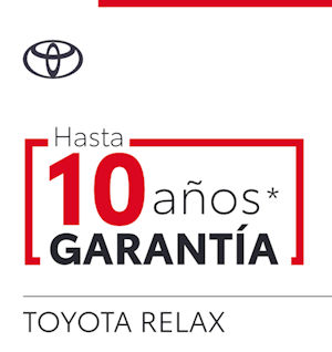 10 años de Garantía Toyota Relax